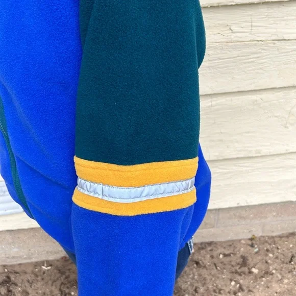 SOLD Vintage 90’s L.L.Bean Mountain Sherpa Fleece Jacket Reflective Kids XL - Picture 7 of 14